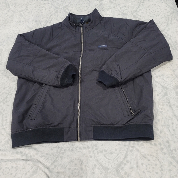 Lands End Mens Puffer Jacket Full Zip Up Long Sleeves Pockets Black Size XXL - Picture 14 of 16